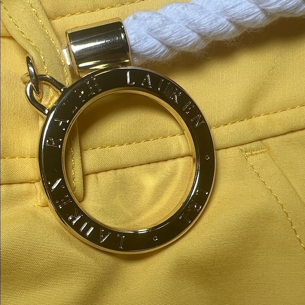 Lauren Ralph Lauren Vibrant Yellow shorts size 2 - Picture 10 of 11
